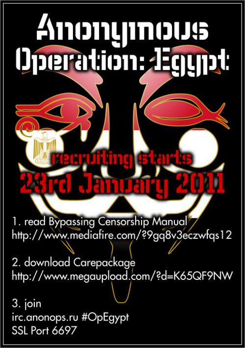 Anonymous  - Operation Egypt