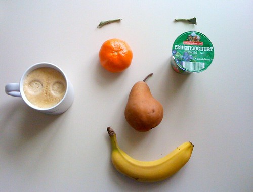 Fruchtjoghurt, Birne, Banane & Clementine