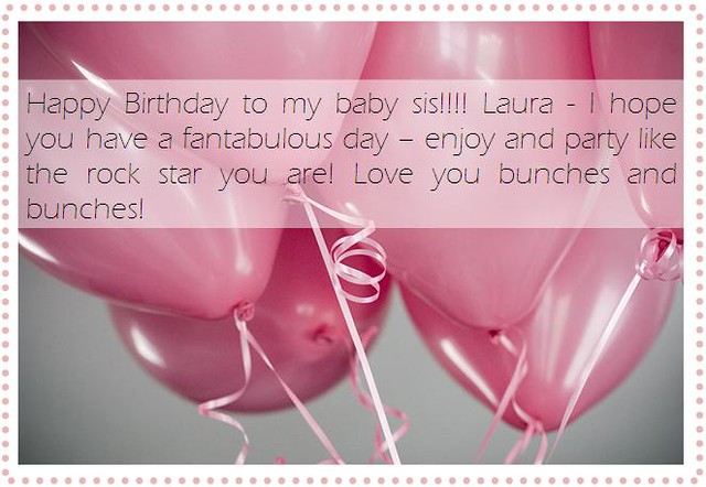 Happy Birthday Laura