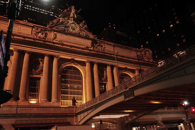 Grand Central, at night