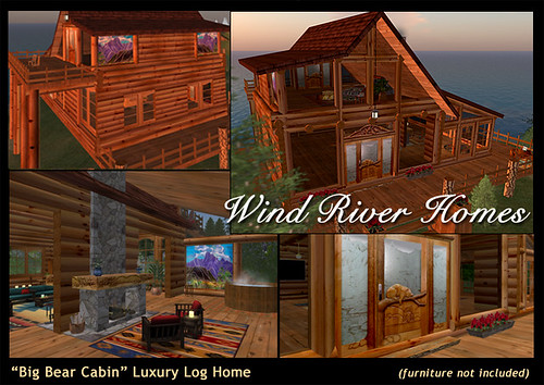 "Big Bear Cabin" Luxury Log Home by Teal Freenote