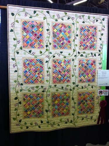 2011 Dallas Quilt Show- cathedral windows