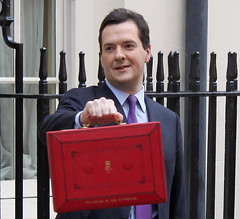 Chancellor George Osborne on Budget Day