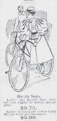 "Bicycle Suit" (for woman) 1896