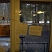 view to the snowy woods from my workspace