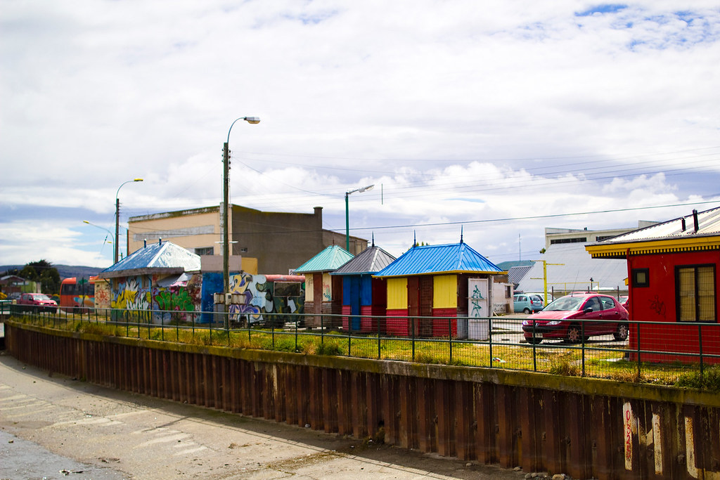 Streets and buildings of Punta Arenas