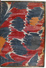 Marbled endpaper from Pius II: De captione urbis Constantinopolitanae (and three other incunabula)