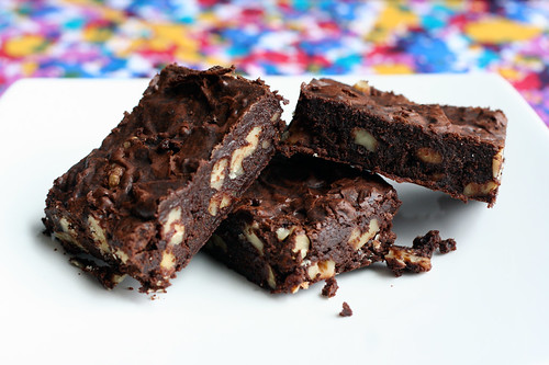 Cocoa Brownies with Browned Butter and Walnuts (Gluten-free)