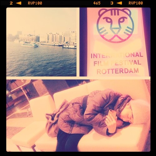 Actress/ producer Kiki Sugino, after a tiring day in the festival #iffr @waentertain