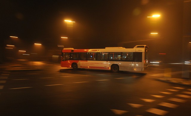 bus in action
