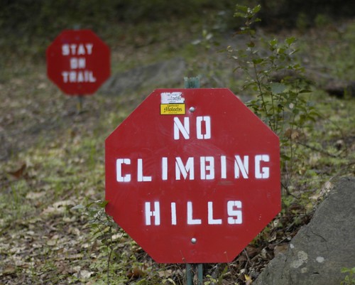 No Climbing Hills