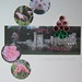Quilled rhododendron card (Caerhays Castle)