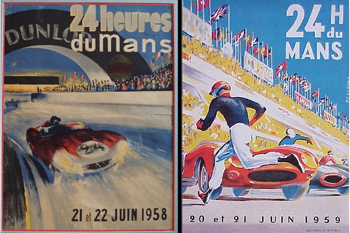 Poster_Le Mans #1958 #1959