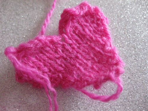 Knit heart