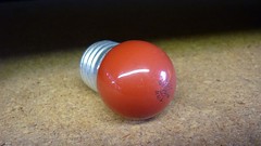 CISSELL MI30 Red Pilot Light Bulb 7.5 Watt 120 volt