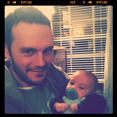 Nothing sexier than a man with a baby... Too bad it isn't ours!