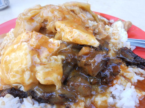 Hainanese Curry Rice (Close up)