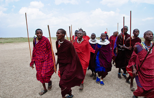 Marching Masai