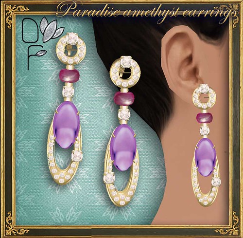 PARADISE amethyst earrings