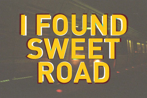 (optical illusion) i found sweet road