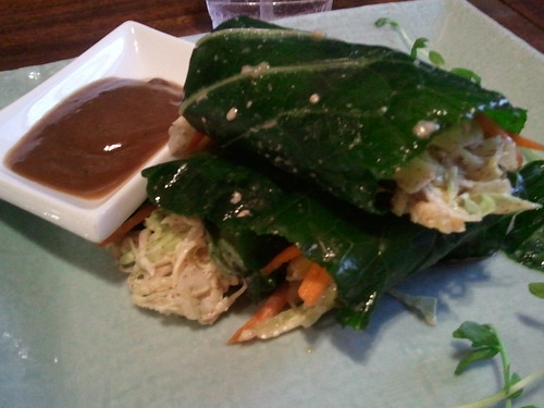 Spicy thai lettuce wraps from One Lucky Duck