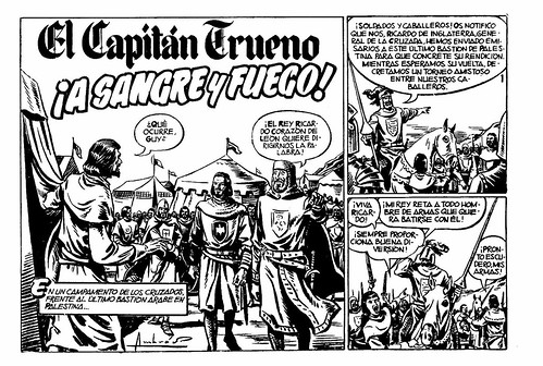 027-El capitan trueno nº 1-pagina 1ª- 1956