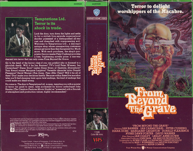 FROM BEYOND THE GRAVE (VHS Box Art)