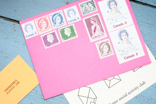 The Queen envelope from Send More Mail