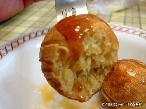 20110212 DIY 章魚燒雞蛋糕_03 蜂蜜