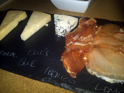 cheese and salumi plate