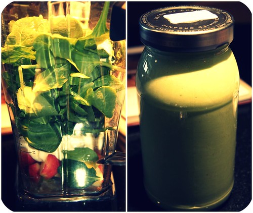 before and after smoothie