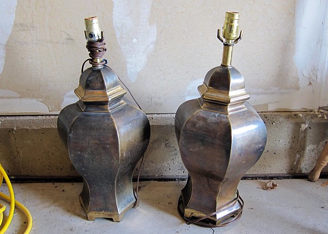 Thrifty Finds - Brass Lamps