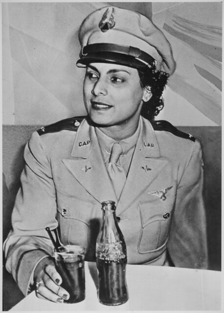 Willa Beatrice Brown a 31-year-old Negro American serves her country by training pilots for the US Army Air Forces by The US National Archives