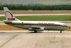 RAM Royal Air Maroc B737-2B6 CN-RMI MAD 20/05/1992