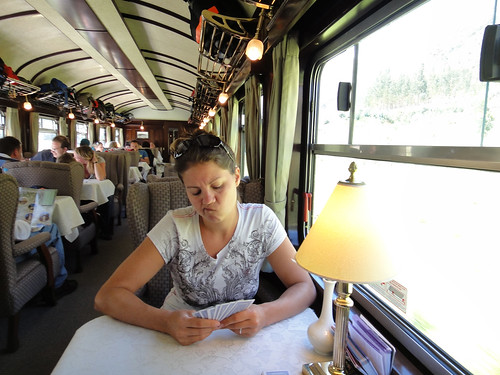 Playing Rummy on Peru Rail's Andean Explorer