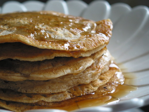 Vegan Pancakes with Syrup!
