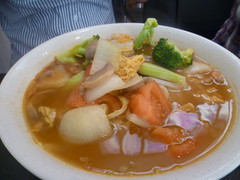 Tom Yum Vegetable Noodle Soup $9.30 [Singapore Chom Chom, City]