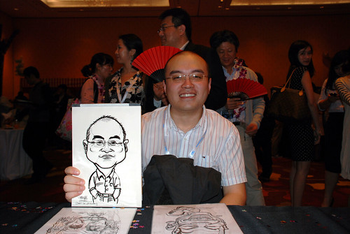 Caricature live sketching for EMC APJ Salers Kick Off 2011 - 3