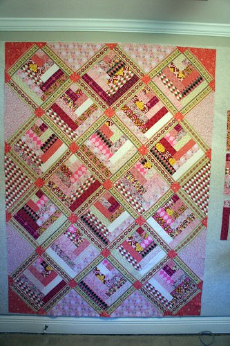 Design Wall - Pink Quilt