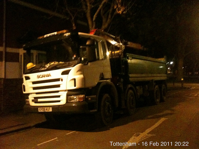 22t truck overnighting in Lausanne Rd