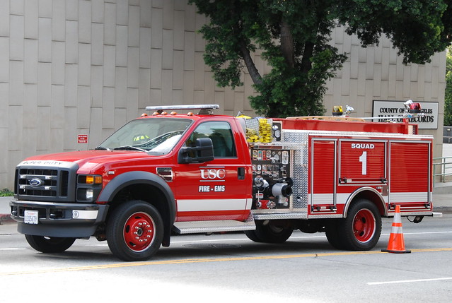 california ford truck university allen glenn utility southern funeral usc firefighter