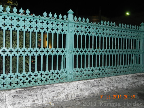 Andrew Handyside railings around Barbados Parliment Buildings.