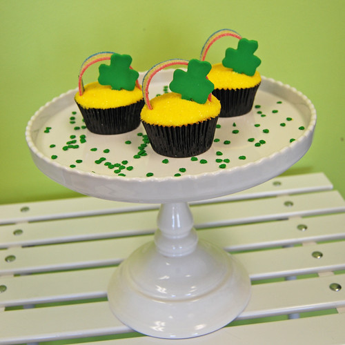 Pot of gold St Patrick's Day Cupcakes