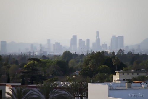 LA hazy skyline