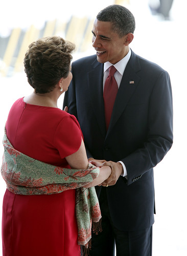Presidente Barack Obama visita o Brasil / The U.S. President Barack Obama arrives in Brazil by Embaixada dos EUA - Brasil