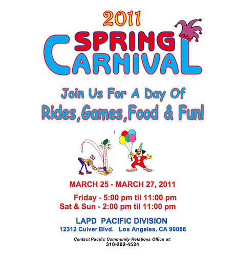 LAPD Pacific Division Spring Carnival