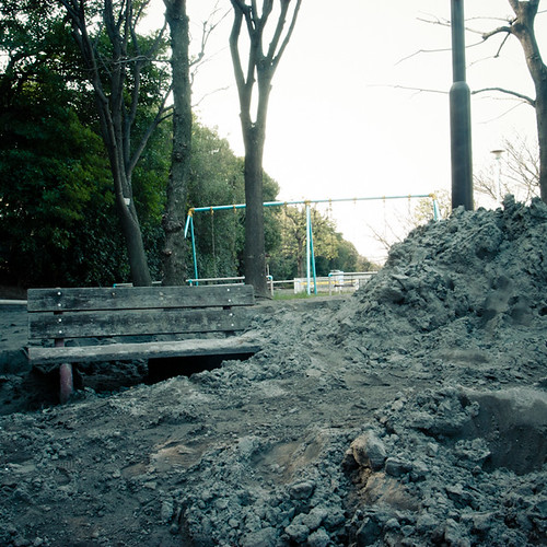 Sunken Bench in Mihama 3 Chome, Urayasu 2011