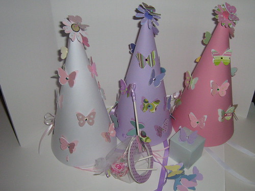 garden party hats. Butterfly Garden Party Hat Set