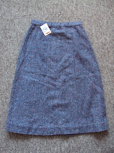 Vintage Tweed A-lined Skirt