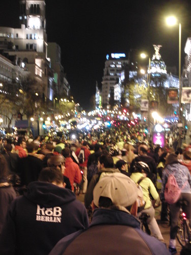 subiendo la calle Alcalá
